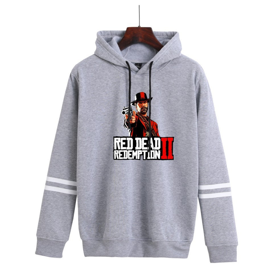 Trendy Unisex Game Logo Casual Hoodie