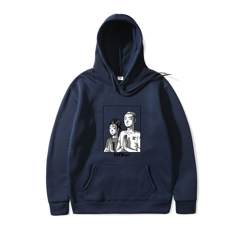 Casual Unisex Anime Graphic Loose Hoodie