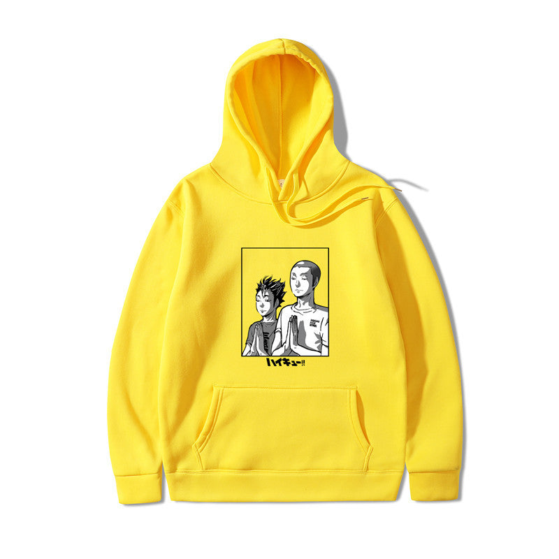 Casual Unisex Anime Graphic Loose Hoodie