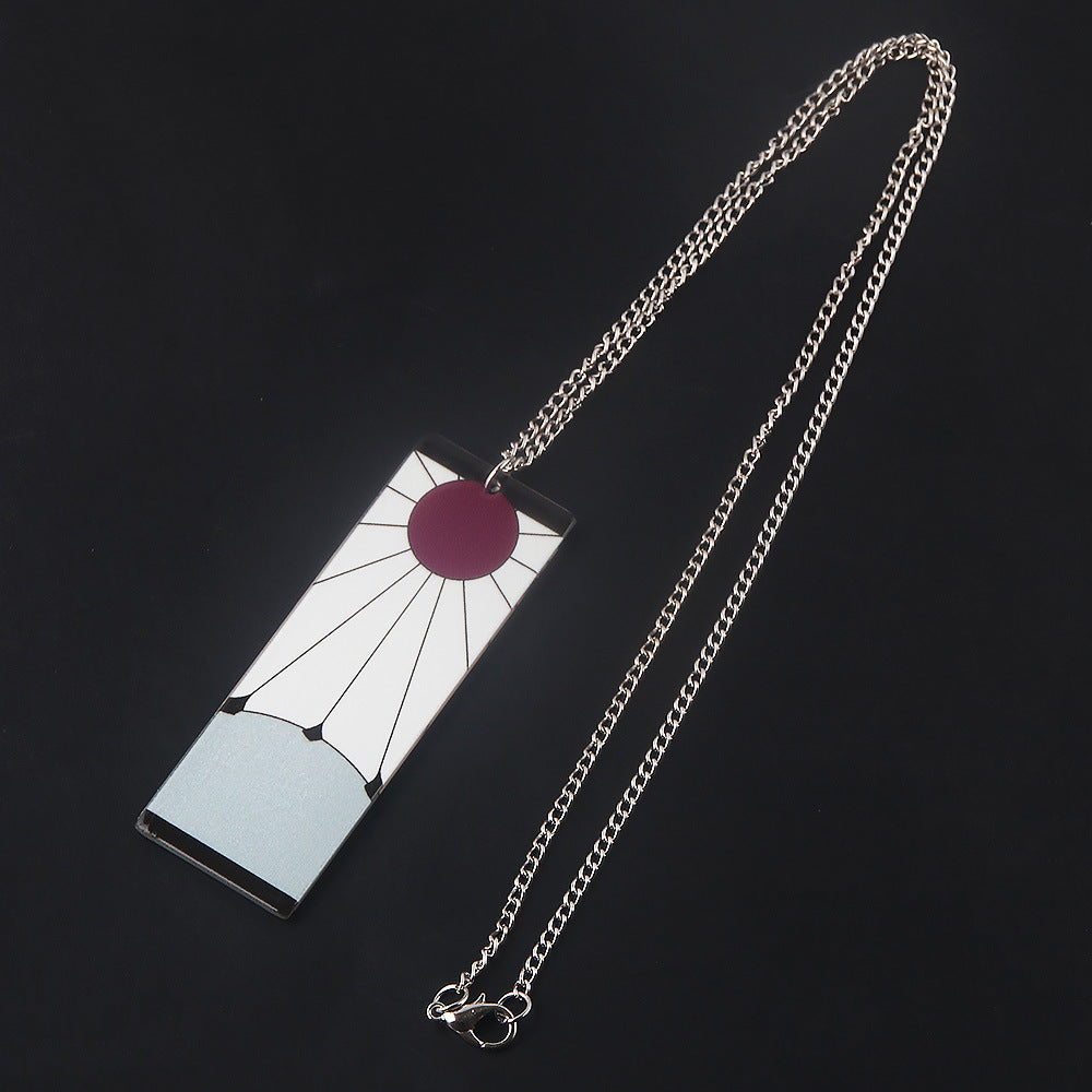 Anime Element Acrylic Necklace Keychain