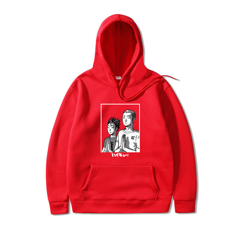 Casual Unisex Anime Graphic Loose Hoodie