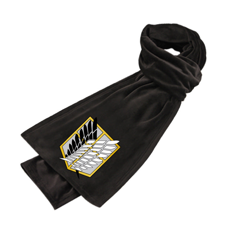 Chic Anime Wings of Freedom Warm Scarf