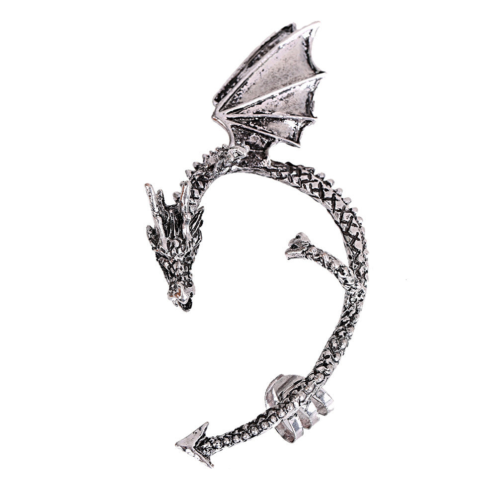 The Whispering Dragon Handcrafted Ear Cuff