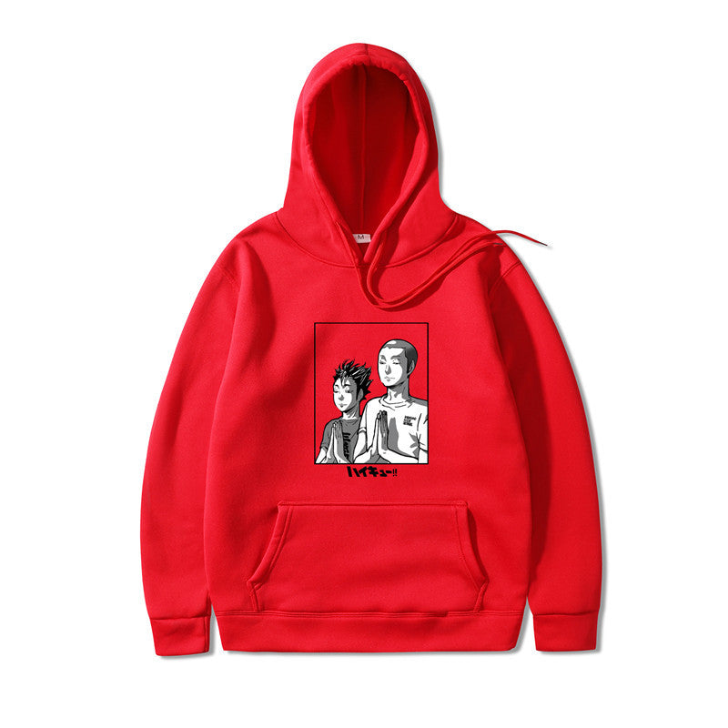 Casual Unisex Anime Graphic Loose Hoodie