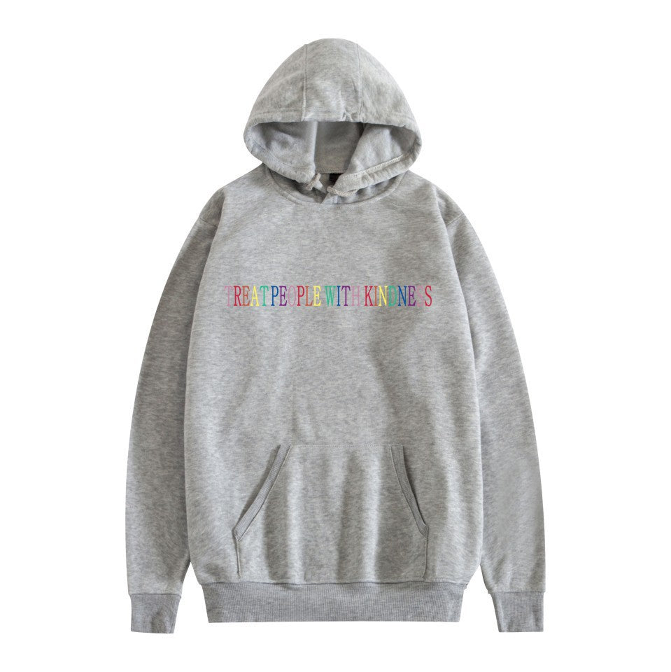 Unisex Casual Harry Letter Printed Loose Hoodie