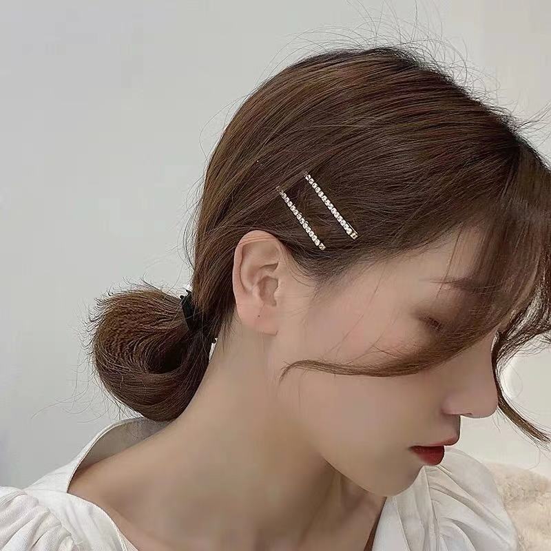 Rhinestone Hairpin Clip