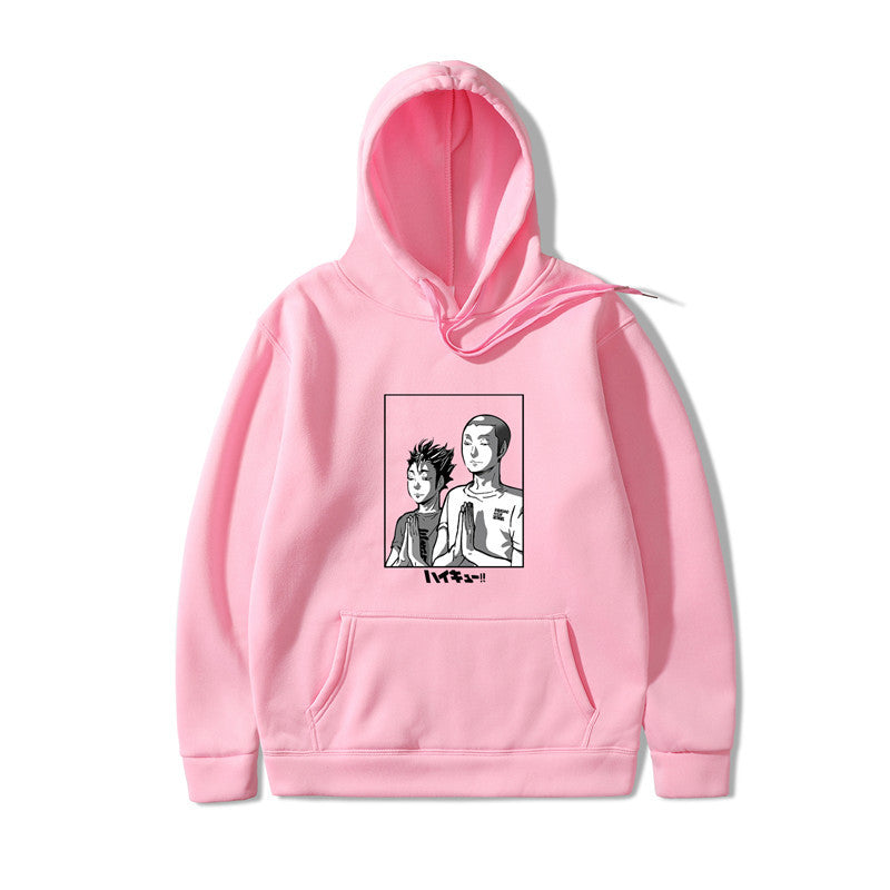 Casual Unisex Anime Graphic Loose Hoodie