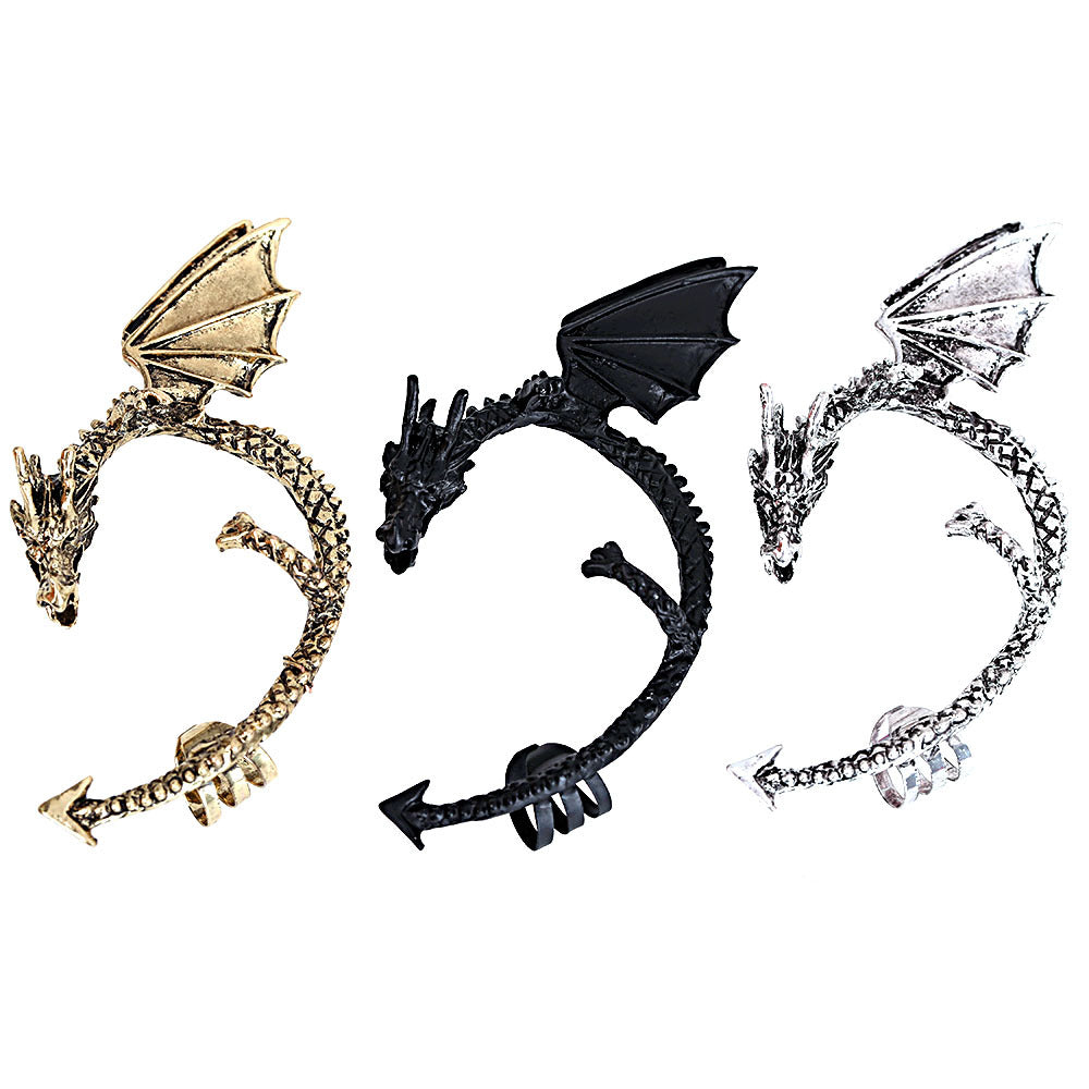 The Whispering Dragon Handcrafted Ear Cuff
