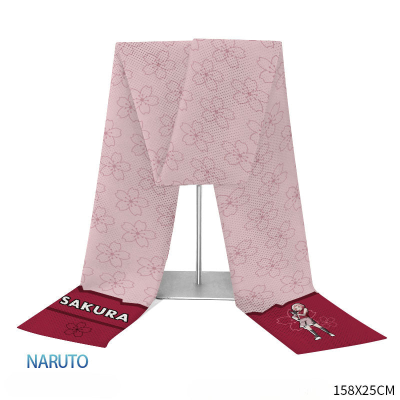 Trendy Anime Soft Plush Scarf