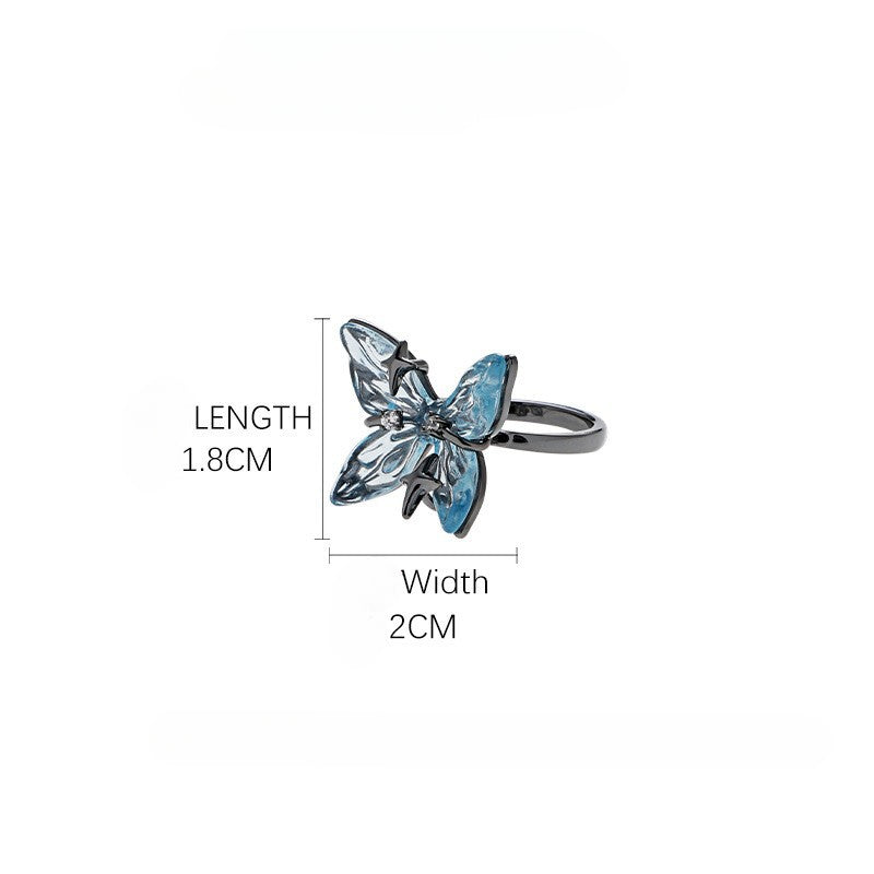 Retro Zircon Game Cos Ring