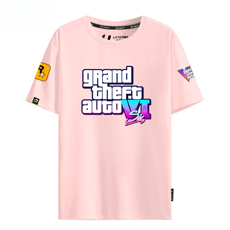 Casual Game R Star Short-sleeved T-shirt