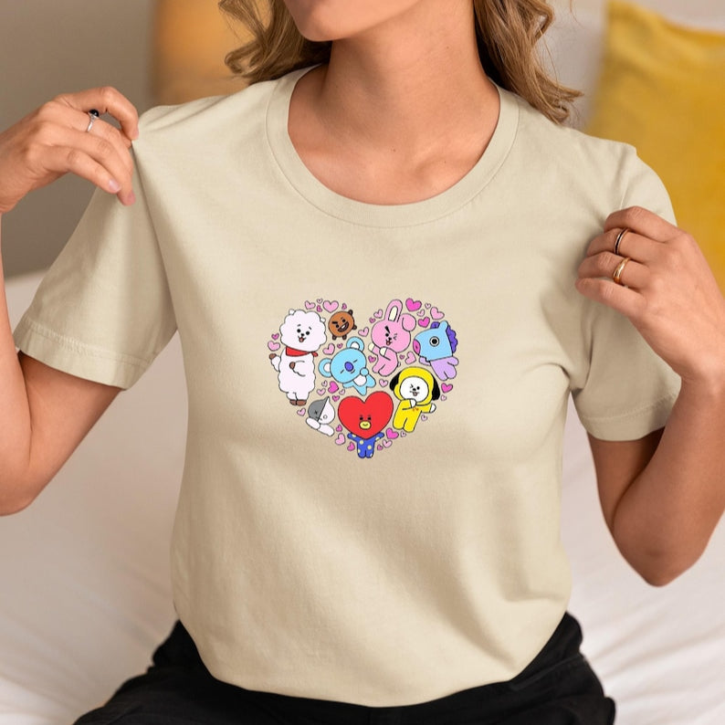 Bangtan Army Heart T-shirt