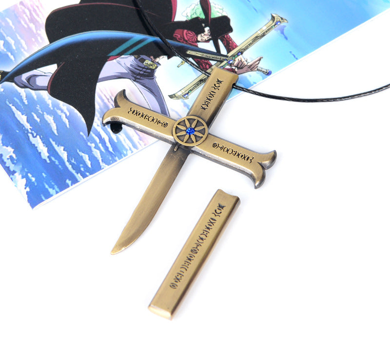 Mihawk Sword Kogatana Necklace Keychain