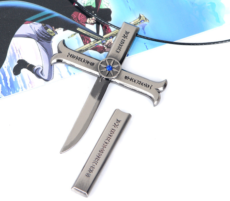 Mihawk Sword Kogatana Necklace Keychain