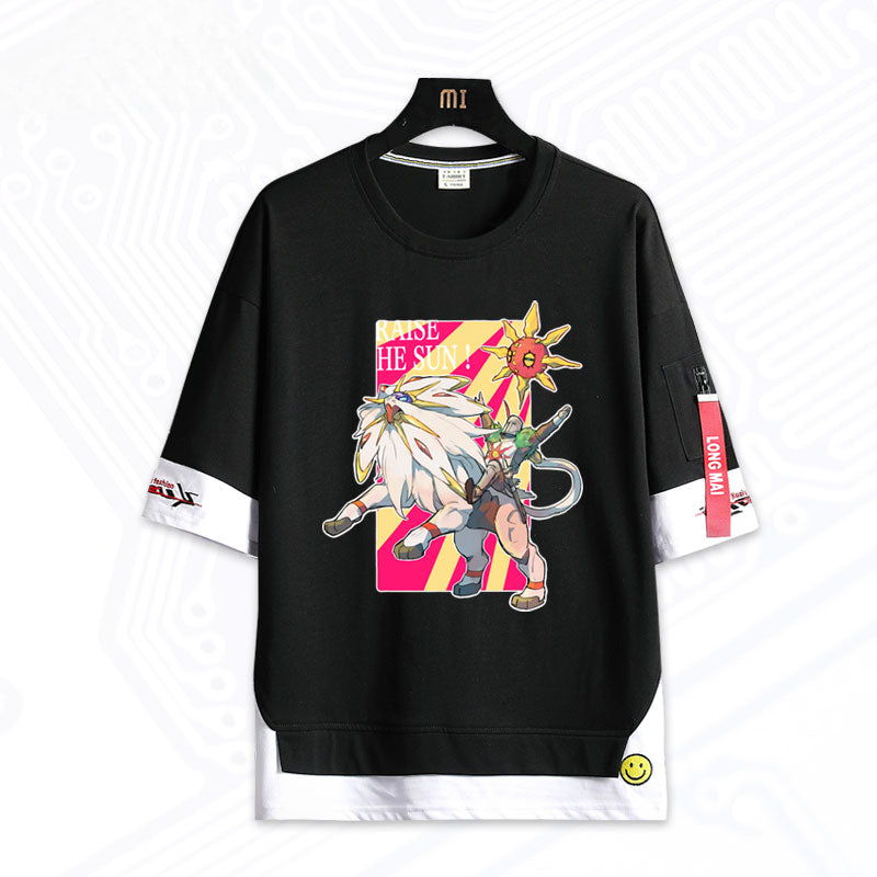 Men's Game Graphic Print Loose T-Shirt