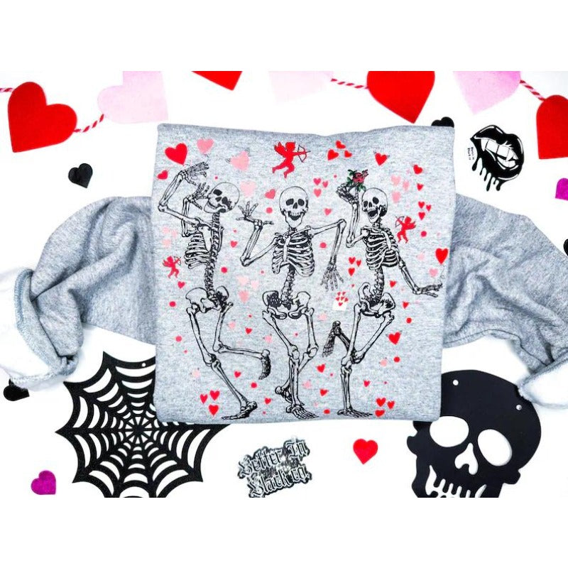 Valentines Skellie Crewneck Sweatshirt
