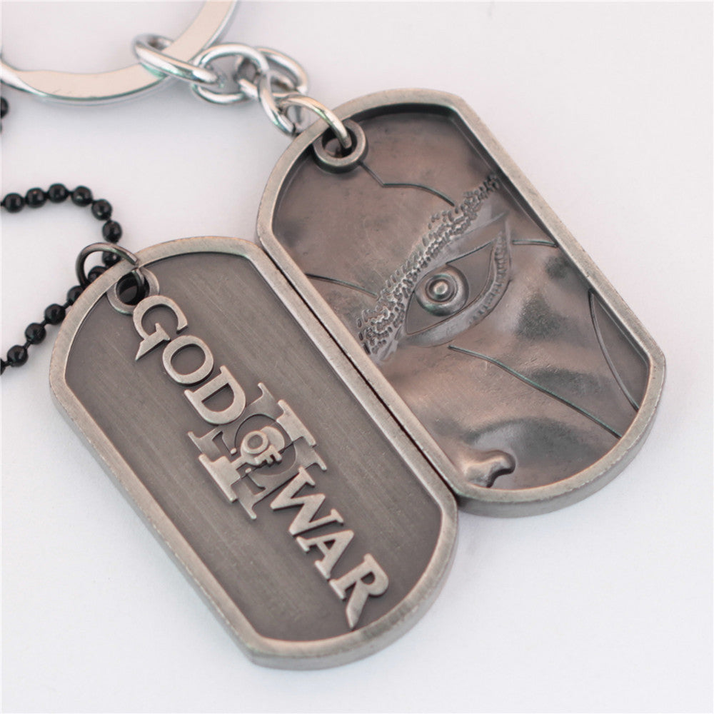 Trendy Game Dog Tag Necklace Keychain