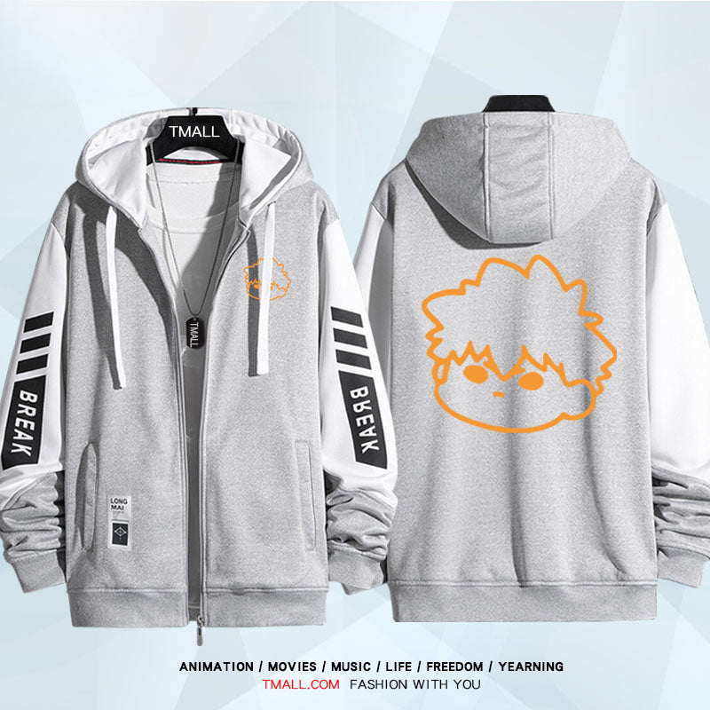 Unisex Anime Nagi Hooded Loose Jacket