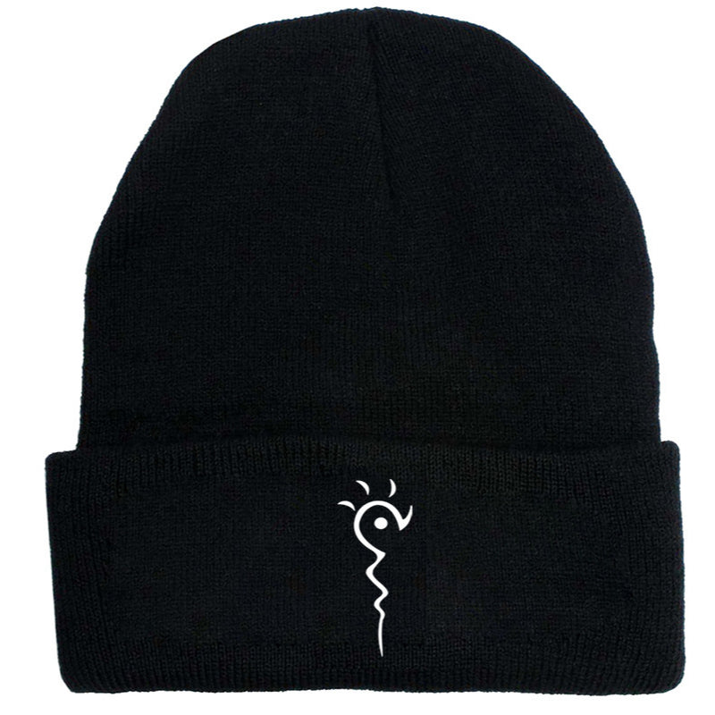 Versatile Anime Print Elastic Knitted Hat