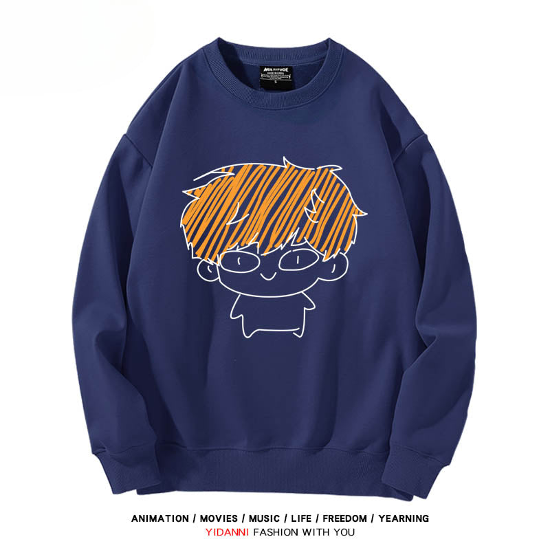 Anime Graffiti Crew Neck Sweatshirt