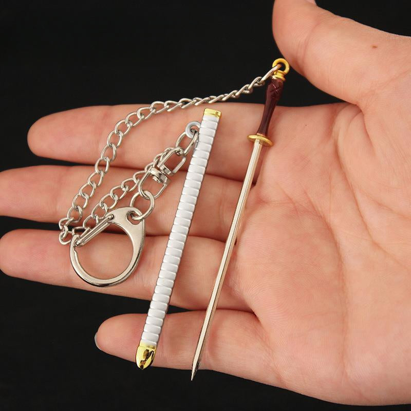 Cool Samurai Sword Cosplay Keychain Pendant