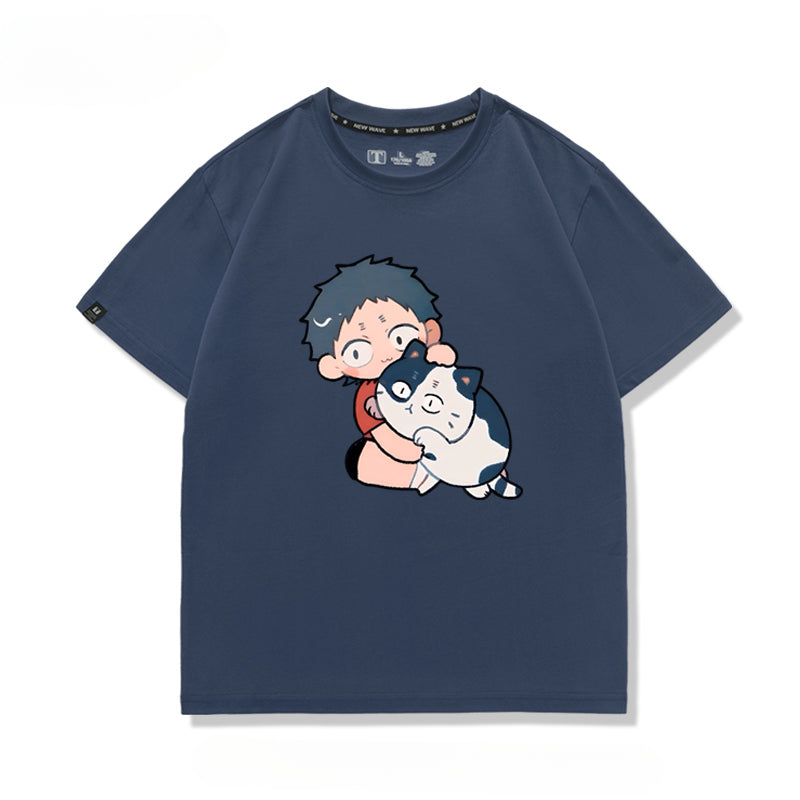 Women's Cute Anime Short-sleeved T-shirt