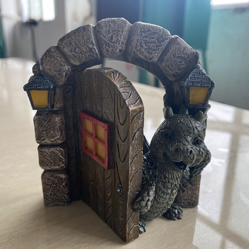 Cute Window Dragon Statue Decoration