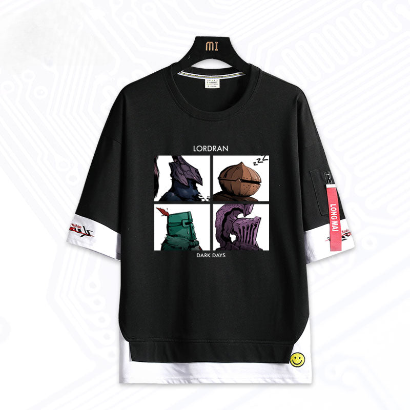 Men's Game Graphic Print Loose T-Shirt