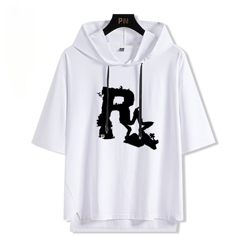 Men's Vice City Hooded Short Sleeve T-Shirt