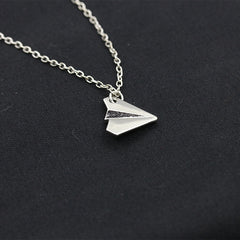 Chic Paper Plane Necklace