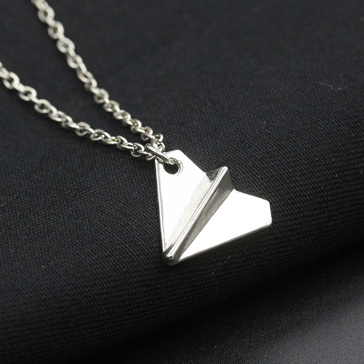 Chic Paper Plane Necklace