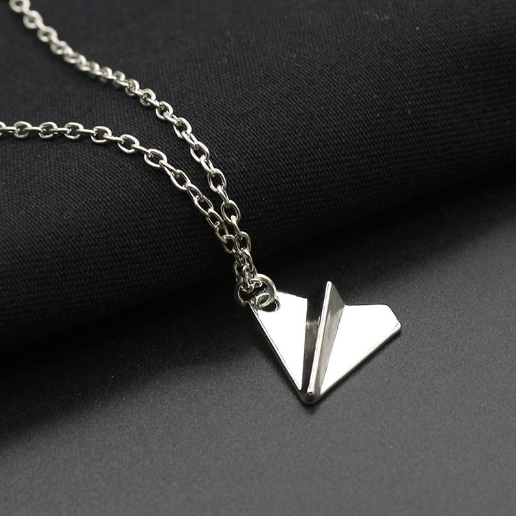 Chic Paper Plane Necklace