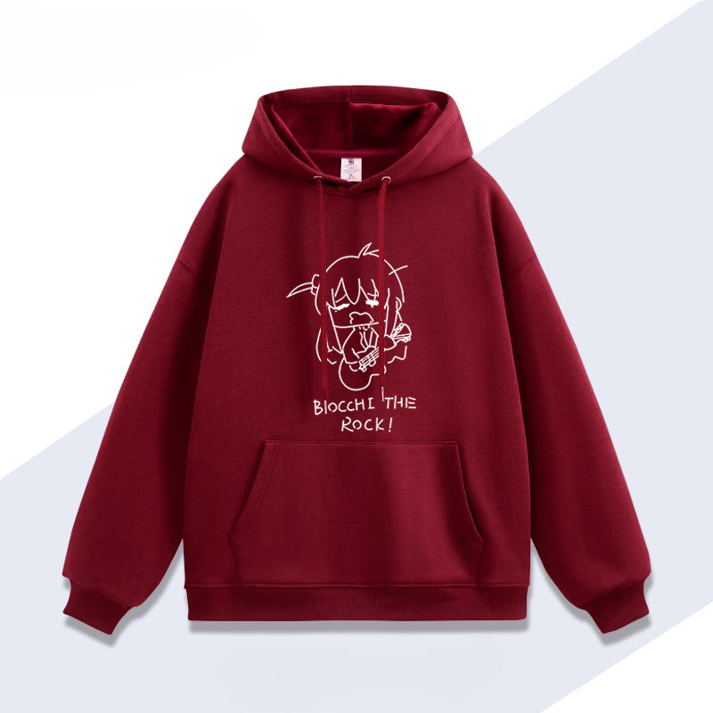 Unisex Anime Hitori Pullover Hoodie