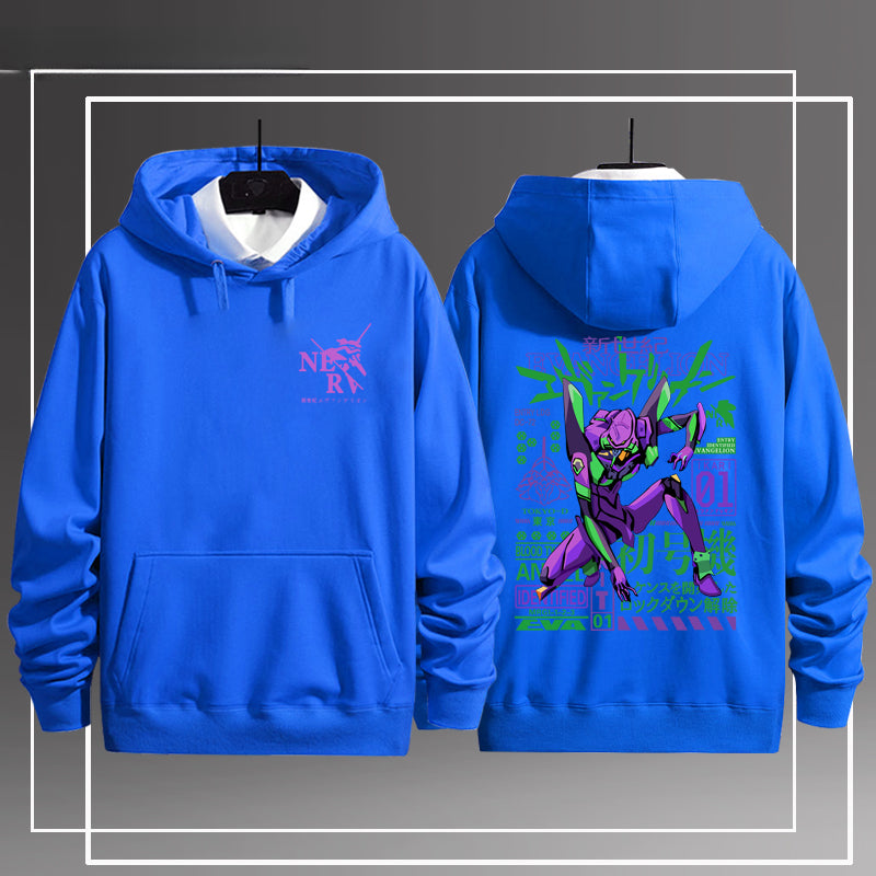 Casual EVA Anime Pullover Hoodie