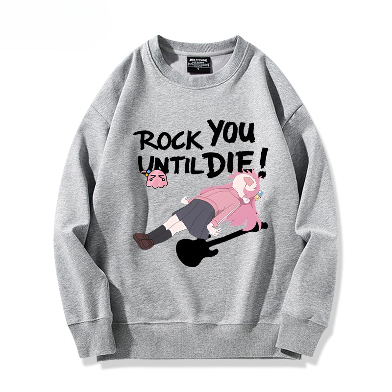 Bocchi Anime Crew Neck Sweatshirt