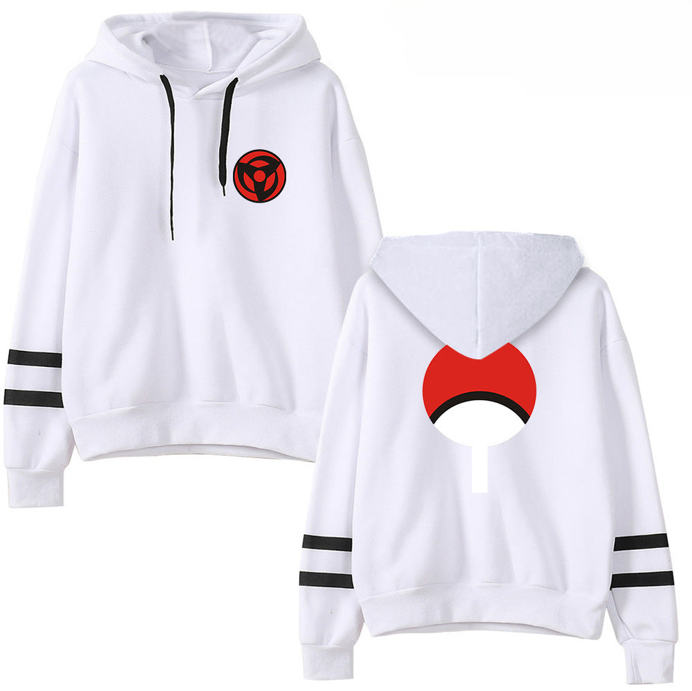 Casual Anime Logo Pullover Long-sleeved Hoodie