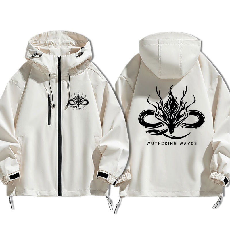 Unisex Game Logo Print Cos Zipper Jacket