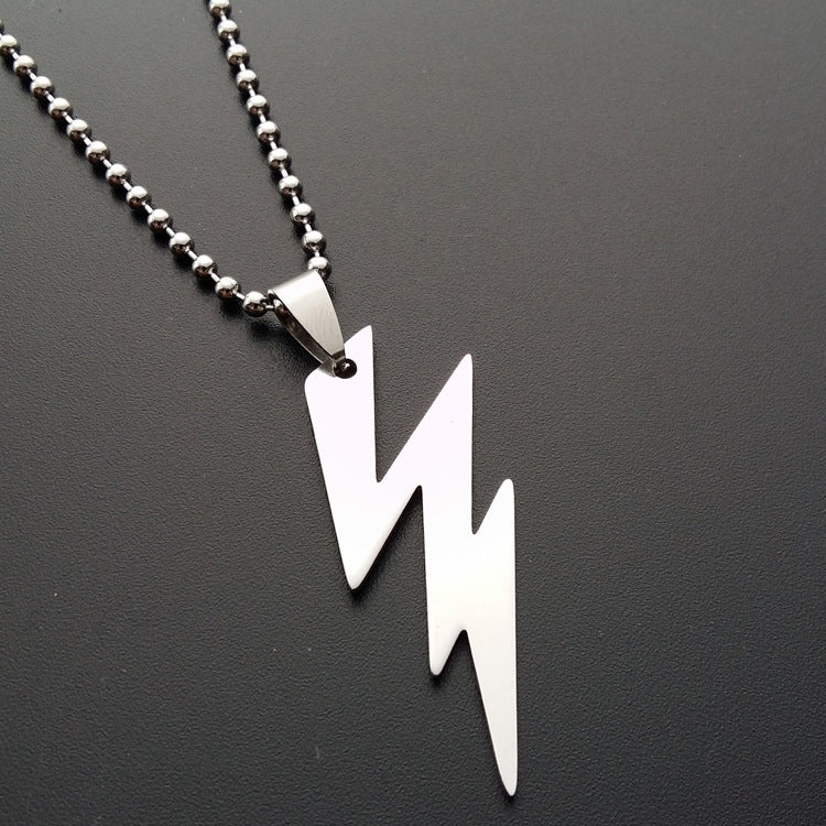 Chic Titanium Steel Flash Necklace