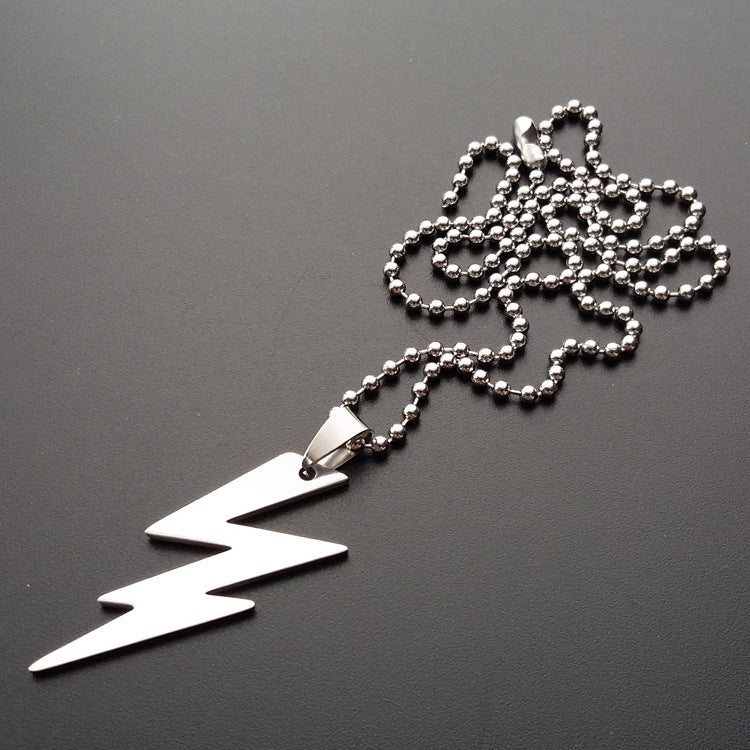 Chic Titanium Steel Flash Necklace