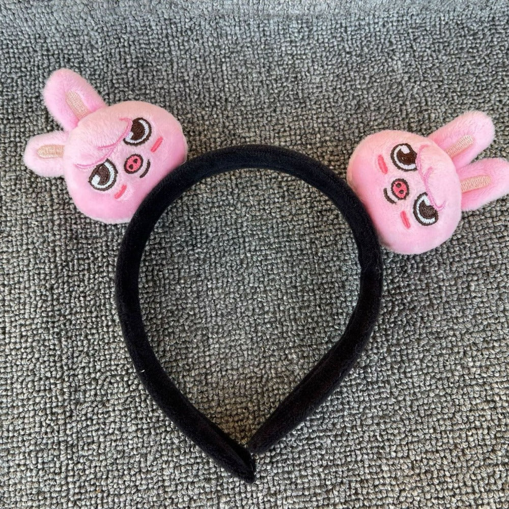 Kpop Members Cartoon Characters Plush Headband