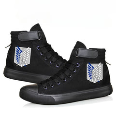 Unisex Anime Printed Canvas Shoes