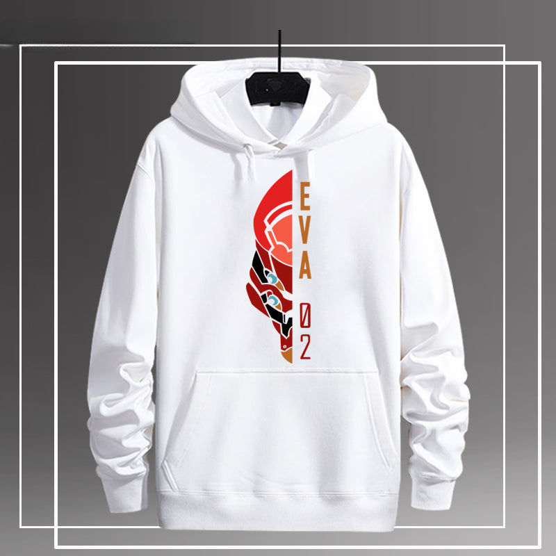 EVA-01 02 Print Men's Pullover Hoodie