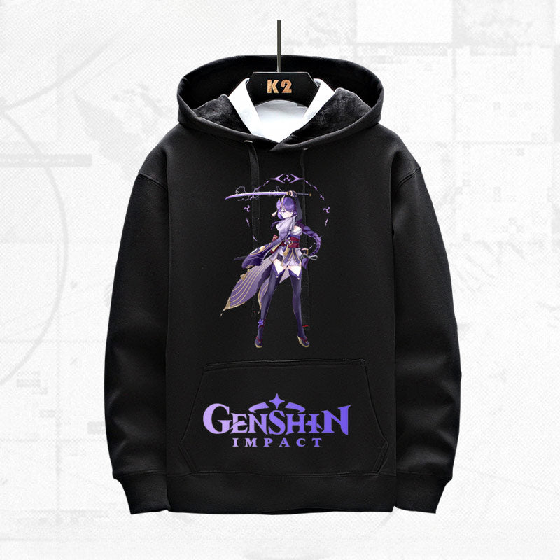 Trendy Game Graphic Printed Loose Hoodie