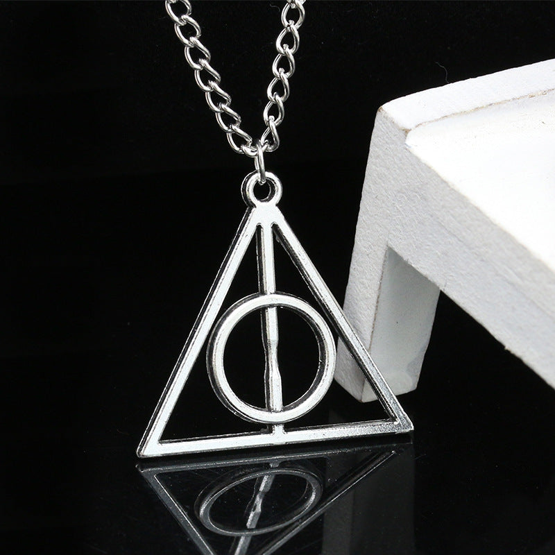 Retro Harry Luna Deathly Hallows Necklace