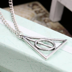 Retro Harry Luna Deathly Hallows Necklace