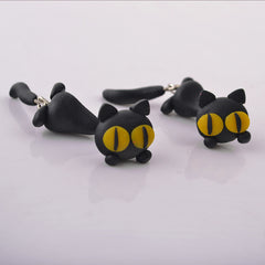 Black Cat Earrings