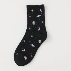 Cosmic Cotton Socks