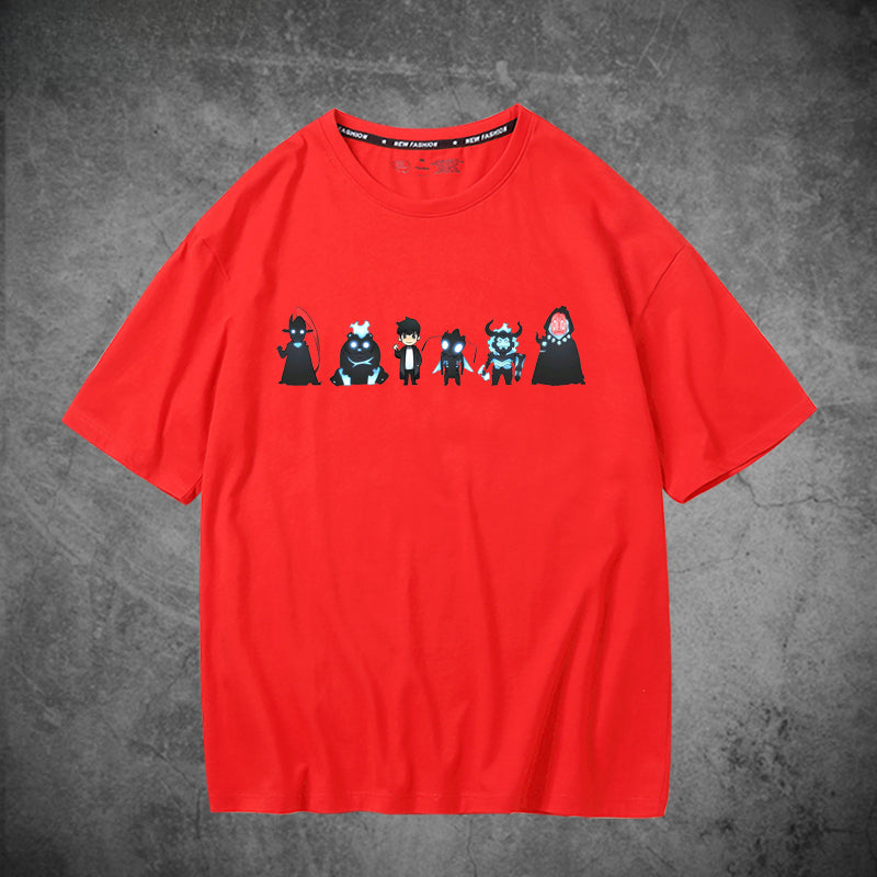Unisex Anime Cos Cotton Short-sleeved T-shirt