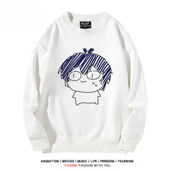 Anime Graffiti Crew Neck Sweatshirt