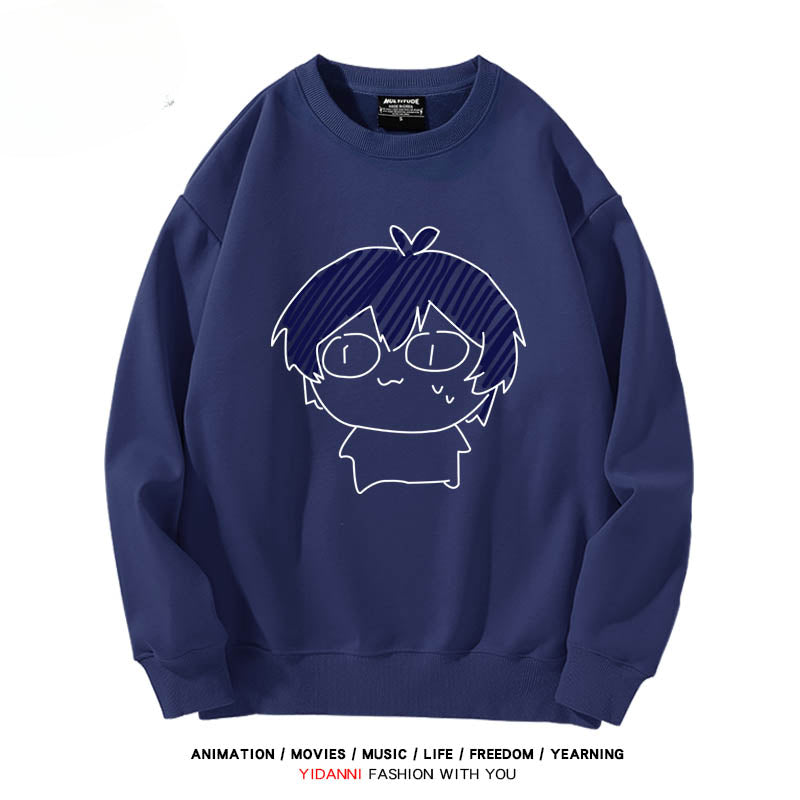 Anime Graffiti Crew Neck Sweatshirt